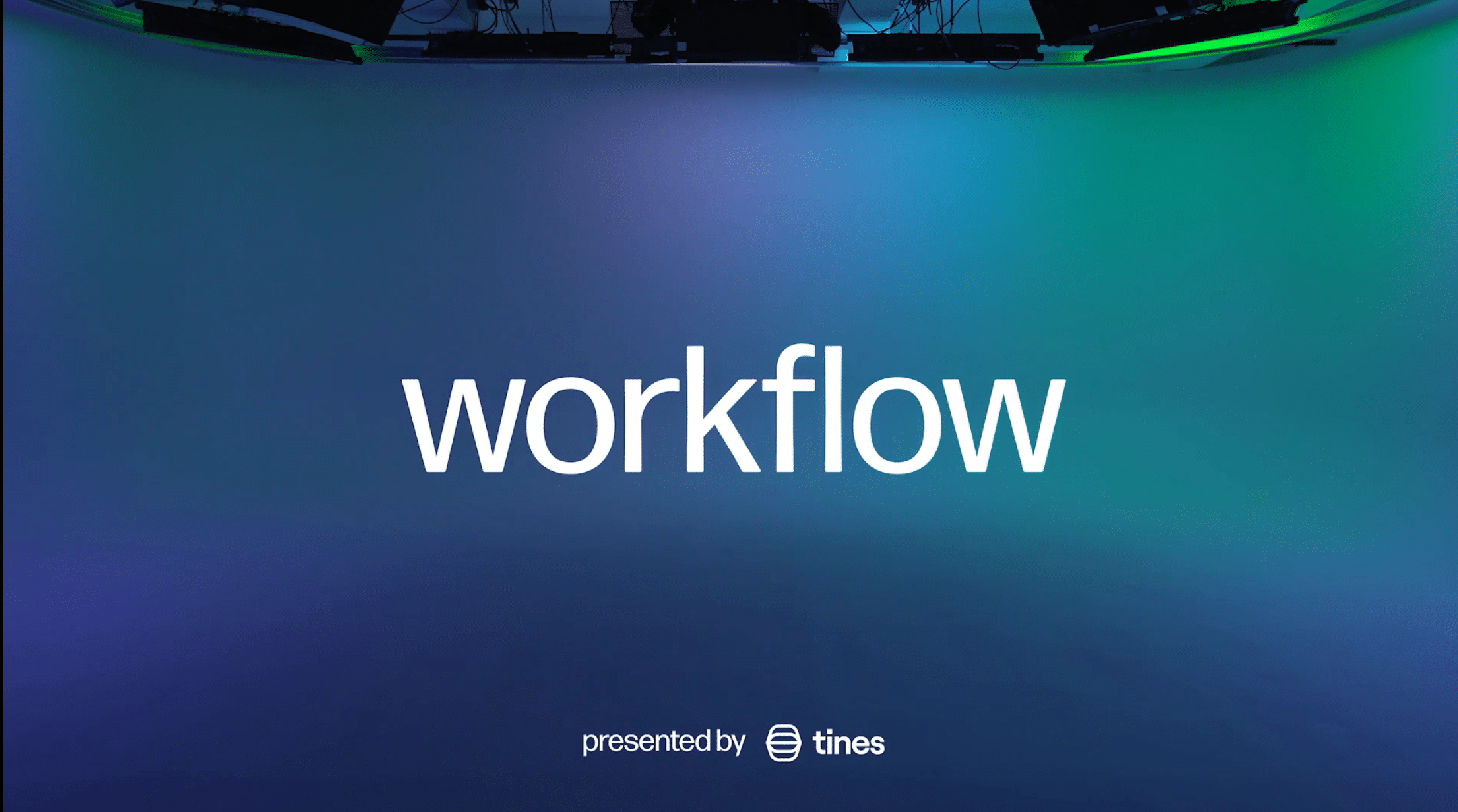 Workflow Live lighting look — interview